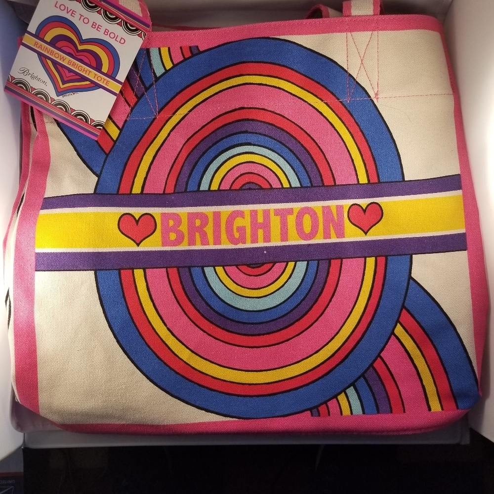 NWT Brighton Love to be Bold tote w/ free gift